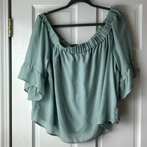 Off the shoulder blouse